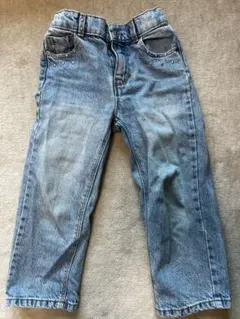 ZARA ビーズ装飾付きデニムパンツ 110cm