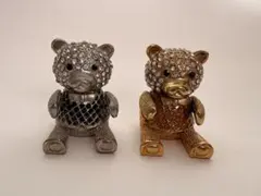 クマ型 小物入れ 2個セット ジュエリーケース