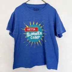 ギルダン プリント Ｔシャツ クルーネック 半袖 M 青 コットン レジャーのサムネイル