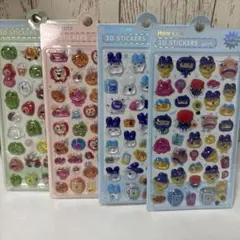 【4枚セット】たまごっち、硬いシール