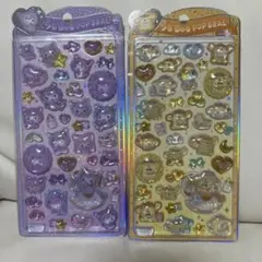 ボンボンドロップシール サンリオ　うるちゅるPOPSEAL 2種セット