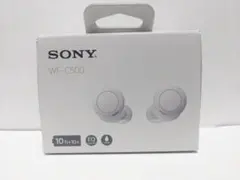【新品未開封】SONY WF-C500 WZ ホワイト 完全ワイヤレスイヤホン