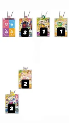 だれでもアイドル活動アクリルチャーム アイカツ