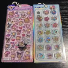 【正規品】　サンリオ 日焼けキティ　うるちゅるポップシール　おはじきシール