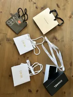 Dior・Chanel・Jill Stuart ショッピングバッグ 6点セット