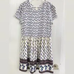 【美品】Forever21 キッズ 140-150 花柄 ワンピース 秋 女の子