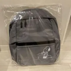 スヌーピー リュック　グレー