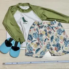 男の子 ラッシュガード・水着・ウォーターシューズ3点セット