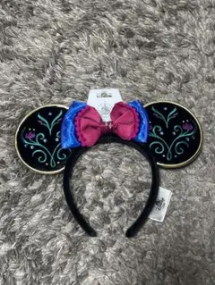 香港ディズニー限定　アナと雪の女王　アナ カチューシャ　海外