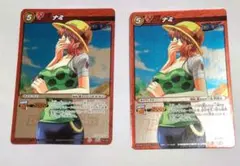 希少 ワンピース ミラクルバトルカードダス ナミ SR 2枚セット