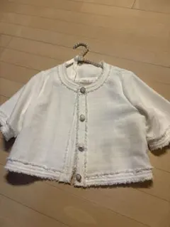 新品　未使用　INGNI イング　アウター　半袖　ジャケット　ツイード　春　夏