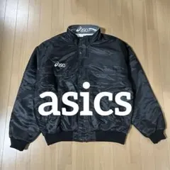 【asics】ウォーマージャケット ブラック 黒 Ｌ