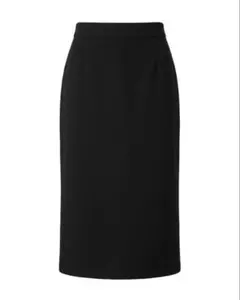 UNIQLO ユニクロ ドライスウェットナローマキシスカート ブラックS