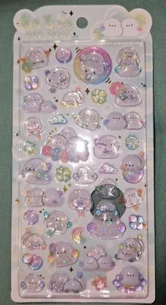 ぽ*こ様 ボンボンドロップシール　シマエナガ