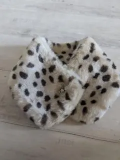 passage mignon ワールド マフラー エコファー 豹柄 スヌード