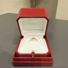 【希少品】K18 カルティエ 1895 ソリテール 0.22ct F VVS1のサムネイル