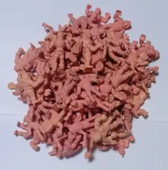 キン肉マン 消しゴム キン消しペールオレンジ（肌色） 大量セットレトロフィギュア