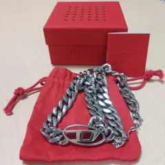 kj様専用！DIESEL シルバー チェーンネックレス