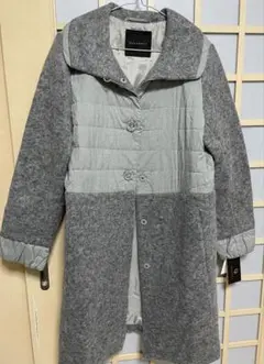 冬コート値下げ✨✨DANAPARIS キルティングウールジャケット グレー系