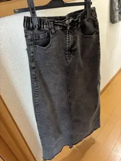 デニム タイトスカート ロング丈