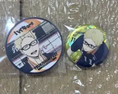ハイキュー!! 月島蛍 缶バッジ コースター