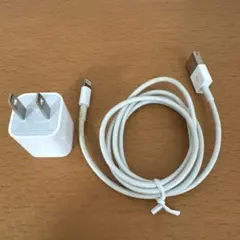 iPhone 純正USB電源アダプターとケーブルセット（USBタイプA）