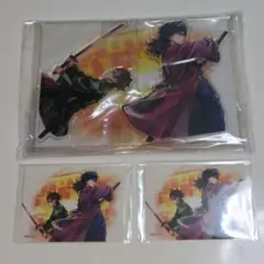 鬼滅の刃「繋ぐ」描き下ろしイラスト C賞 アクリルスタンド、G賞ステッカーセット