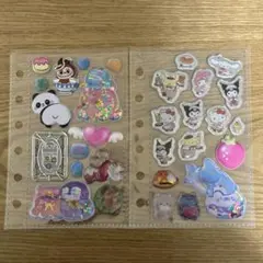 おすそ分けシール　ウォーターシール　コットンシール　ぷくっとシール　サンリオ