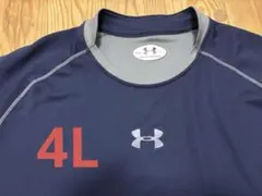 Under Armour ネイビー トレーニングシャツ 4XL