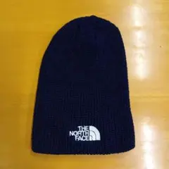 【美品】『THE NORTH FACE 』ニット帽 ビーニー ネイビーのサムネイル