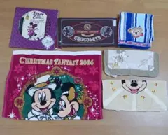 ディズニー ミッキー ミニー タオルハンカチ　6枚まとめ売り