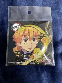 鬼滅の刃　グリッター缶バッジ　我妻善逸