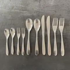 TSUBAME 燕 ツバメカトラリー 10本 フォーク大小 ナイフ スプーン大小