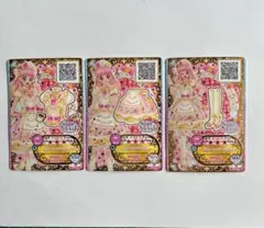 アイカツカード　3枚組　スウィートフレーズ