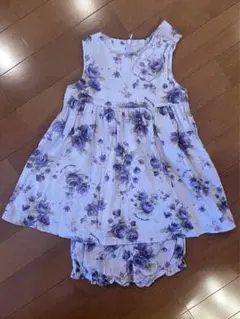 タルティーヌ花柄ワンピース 80-90