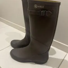 【格安】AIGLE ロングレインブーツ　38