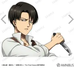 新品未開封♥匿名発送♥進撃の巨人 特大 アクリルパネル リヴァイ 過去ver