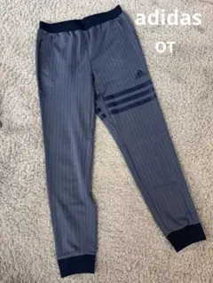 adidas climalite ピンストライプトラックパンツ　レディースOT