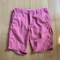 ピンク ショートパンツ ボタン付き