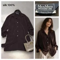 90s vintage【MaxMara WEEKEND LINE】シルク100％のサムネイル