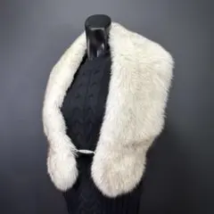 【美淡】SAGA FOX サガフォックス リアルファーショール ブルーフォックス