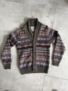 Jamieson's フェアアイル柄 セーター　100%woolのサムネイル