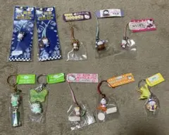 ご当地キティ まとめ売り25点/ストラップ キーホルダー ファスナー 都
