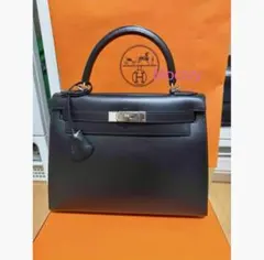新品未使用 エルメス ケリー 25 モーヴペール シルバー金具 B刻印 外 