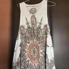 yul ペイズリー柄 キャミワンピース