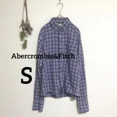 Abercrombie&Fitch アバクロ 長袖シャツ チェックシャツ Sのサムネイル