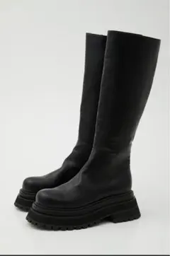 SLY CHUNK SOLE KNEE ブーツ BLKのサムネイル