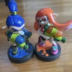 スプラトゥーン amiibo アミーボ オレンジ ブルー