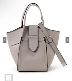 2Way配色レザーショルダーバッグ[tr228b]