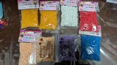 アクアビーズとデザインシートセット